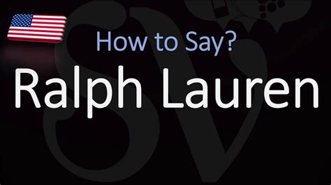 ralph lauren pronunciation meaning